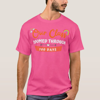 T-shirt Notre Classe Zoomée Sur 0 Jours Enseignement En Li