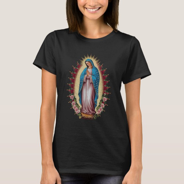 T-shirt Notre-Dame De Guadalupe Vierge Marie (Devant)