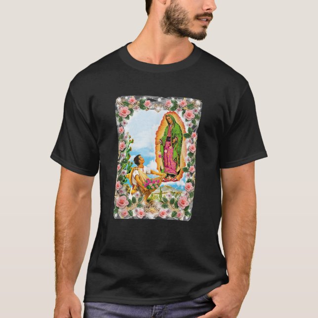 T-shirt Notre-Dame de Guadalupe Vierge Marie Catholique Be (Devant)