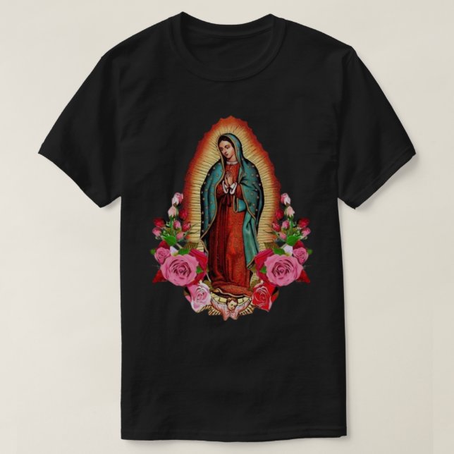 T-shirt Notre-Dame de Guadalupe Vierge mexicaine Marie Mex (Design devant)