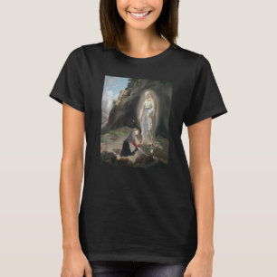 T-shirt Notre-Dame De Lourdes St Bernadette Immaculée Mari