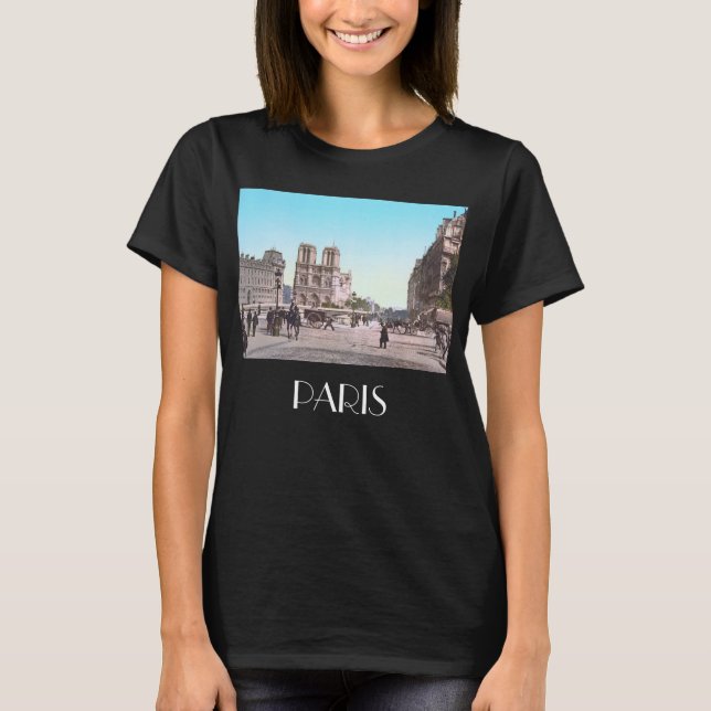 T-shirt Notre-Dame de Paris (1890) (Devant)