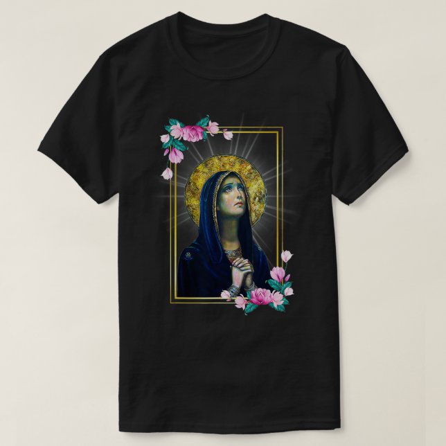 T-shirt Notre Dame des Douleurs Dolours Piety Mater Doloro (Design devant)