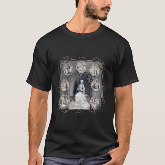 T-shirt Notre Dame Des Douleurs Sept Dolours Mater Doloros (Devant)