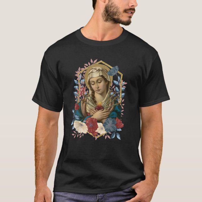 T-shirt Notre Dame des Douleurs Sept Dolours Piety Mater D (Devant)