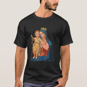 T-shirt Notre Dame Du Mont Carmel Scapulaire St Teresa D'A