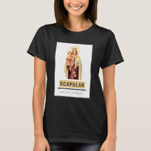 T-shirt Notre Dame Du Mont Carmel Scapulaire St Teresa D'A