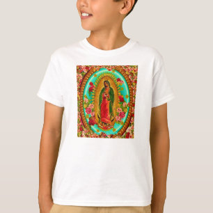 T-shirt Notre Dame Guadalupe-Mexique Sainte Vierge Marie