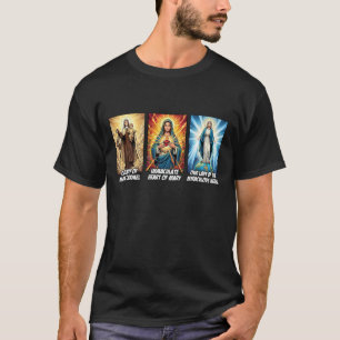 T-shirt Notre Dame La Mère Bienheureuse Titres Marials Lat