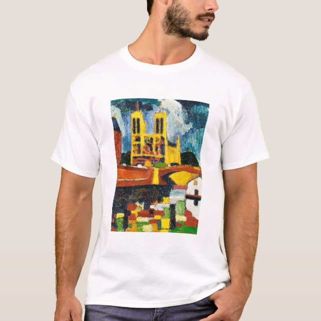 T-shirt Notre Dame par Henry Lyman Sayen (Devant)