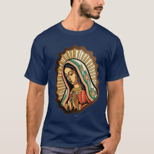 T-shirt Notre Dame Virgen de Guadalupe Mexique religieux 1