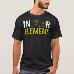 T-shirt Notre Élément Chimie Amusante Laboratoire de Scien