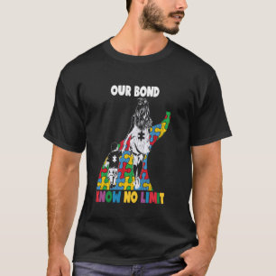 T-shirt Notre Lien Mère Fils Enfants Autistes Garçons Sens