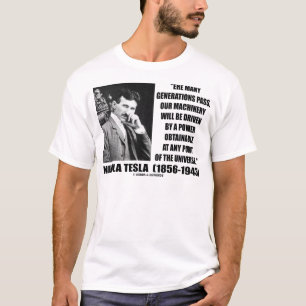 T-shirt Notre Machinerie Sera Pilotée Par Une Puissance Ob