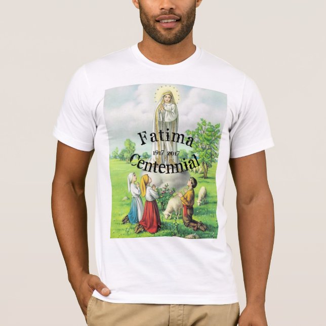 T-shirt Notre Madame de chemise de Fatima (Devant)