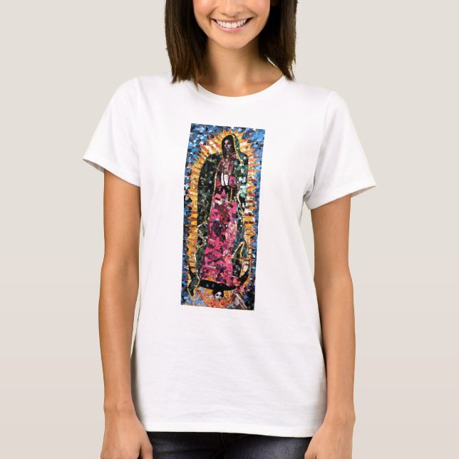 T-shirt Notre Madame d'habillement de mosaïque de (Devant)