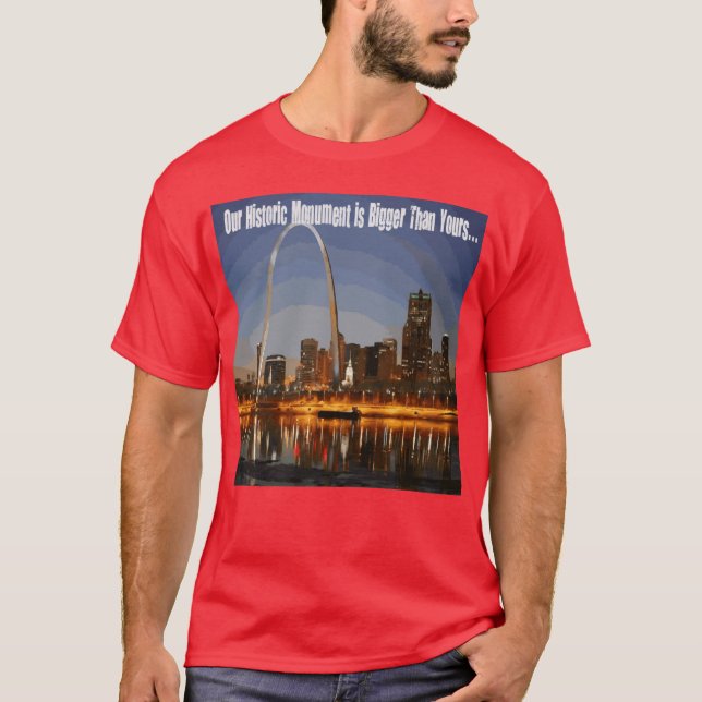 T-shirt Notre monument historique est plus grand que le (Devant)