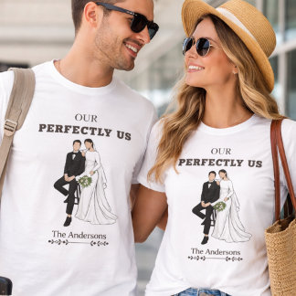 T-shirt Notre Parfaitement Nous - Mariée & Marié Moderne C