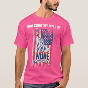 T-shirt Notre pays ne se réveillera plus Pro Trump 2025