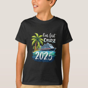 T-shirt Notre première croisière 2025 ensemble voyage en f
