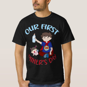 T-shirt Notre première fête des pères