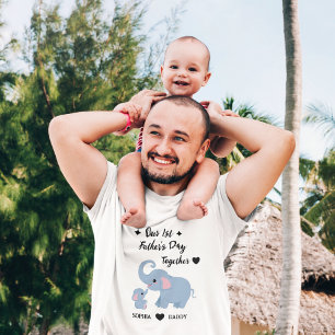 T-shirt Notre première Fête des pères