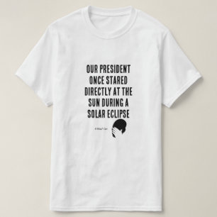 T-shirt Notre Président (la paume du visage) - Une chemise
