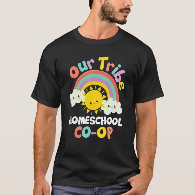 T-shirt Notre tribu Homeschool Co Op (Devant)