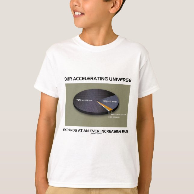 T-shirt Notre univers de accélération augmente toujours (Devant)