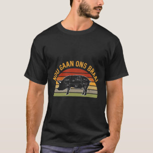 T-shirt Nou Gaan Ons Braai Amateurs sud-africains de barbe