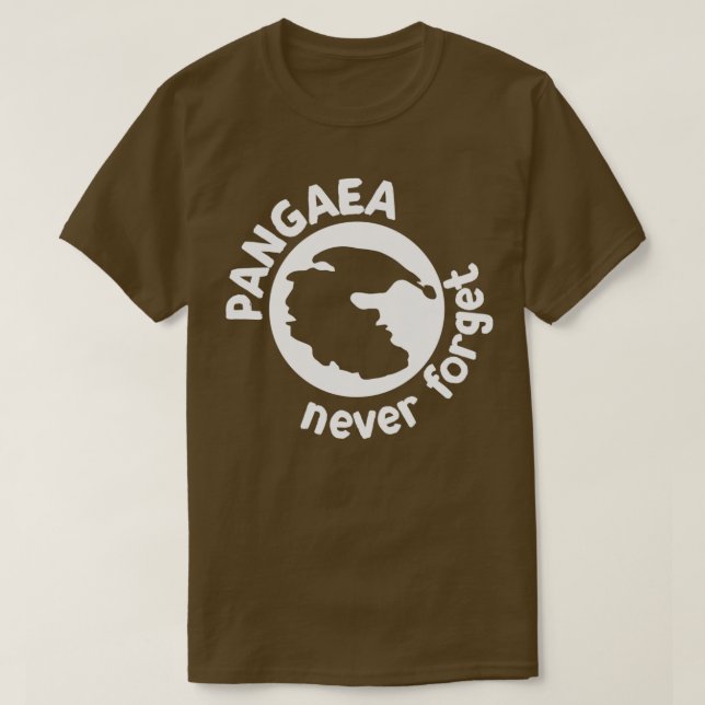 T-shirt N'oubliez jamais la chemise Pangaea pour les serru (Design devant)