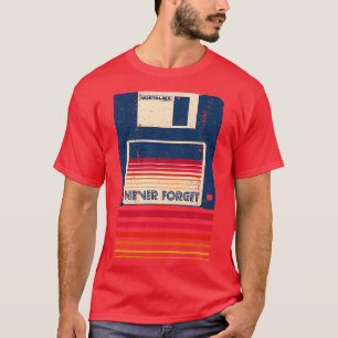 T-shirt N'oubliez jamais la disquette