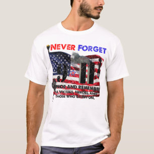 T-shirt N'oubliez jamais le 11 septembre