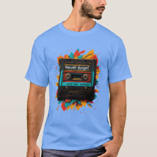 T-shirt N'oubliez jamais le cadeau garçon des années 90