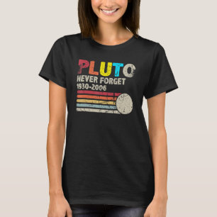 T-shirt N'oubliez jamais Pluto 1930 2006 Vintage Space Sci