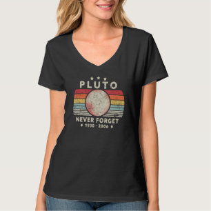 T-shirt N'Oubliez Jamais Pluto Shirt. Style rétro Espace a