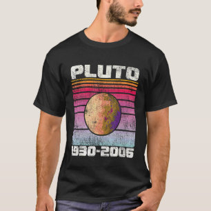 T-shirt N'oubliez jamais Pluton 1930 2006 Rétro Espace P