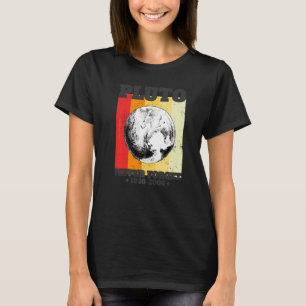 T-shirt N'oubliez jamais Pluton Style Rétro Science de l'
