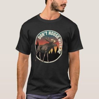 T-shirt N'OUBLIEZ PAS AVEC MOI À L'EXTÉRIEUR ET AU Camping