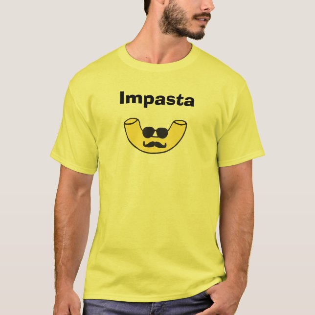T-shirt Nouille de macaronis d'Impasta (Devant)