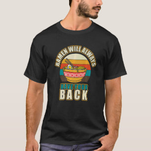 T-shirt nouilles tonkotsu yummy dîner asiatique savoureux