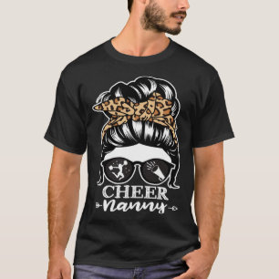 T-shirt Nounou de Cheer Bun Cheveux Coiffé Nounou de Cheer