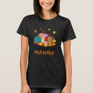 T-shirt Nounou de citrouilles de remerciement Reconnaissan
