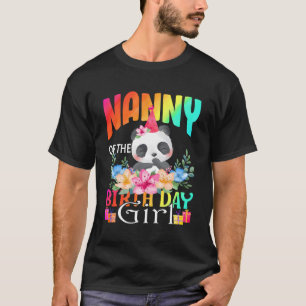 T-shirt Nounou De Panda Unicorn