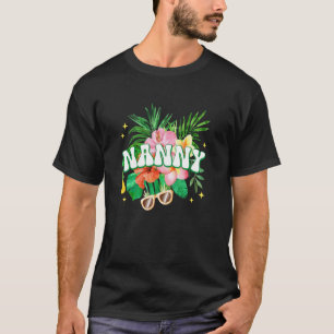 T-shirt Nounou Fête d'anniversaire de la famille Aloha haw