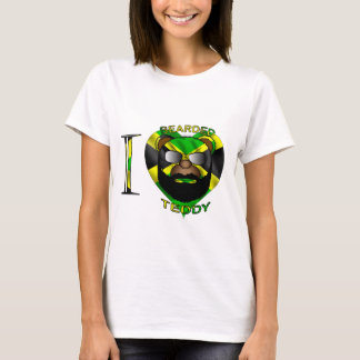 T-shirt Nounours barbu Jamaïque des dames LUV
