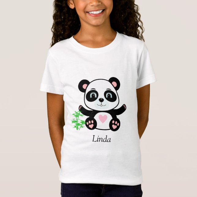T-Shirt Nounours Panda & Bambou (Devant)