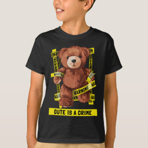 T-shirt Nounours policier en ours en peluche mignon