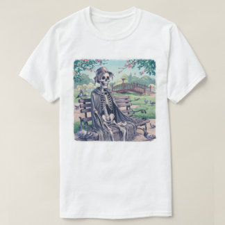 T-shirt Nourrir des pigeons dans le parc