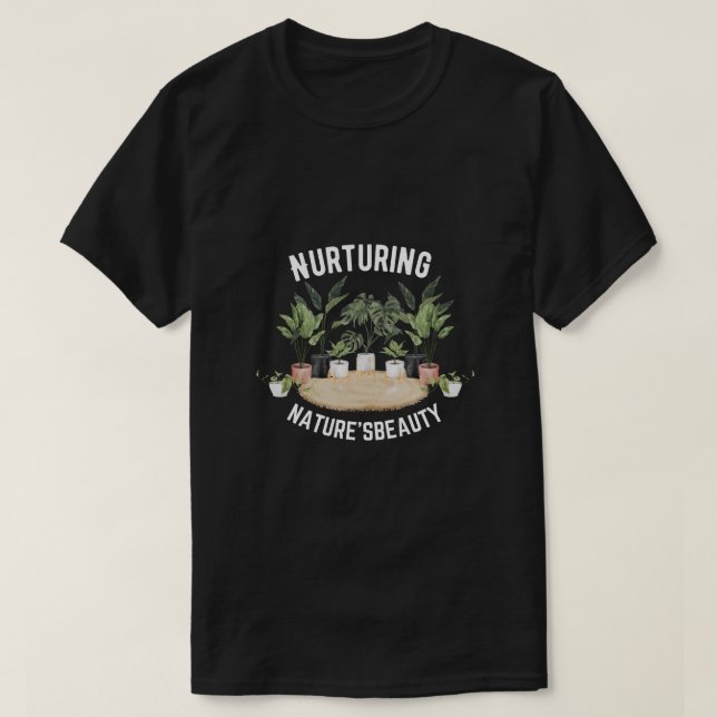 T-shirt nourrir la beauté de la nature (Design devant)